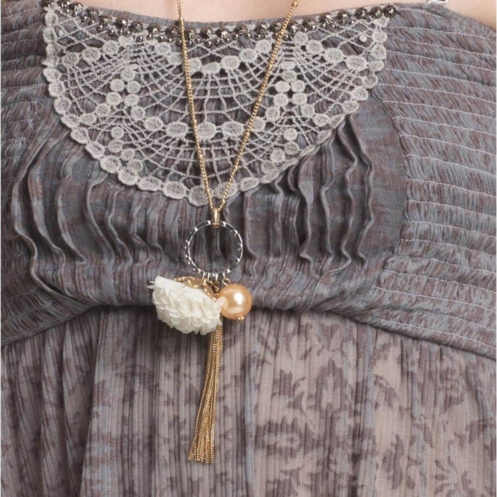 Free people Smocked Babydoll Camisole - Picture 3 of 8